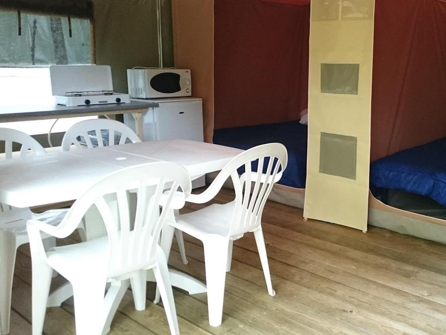 Tente en toile et en bois 4 personnes - Tente Lodge Caraïbes 4 3