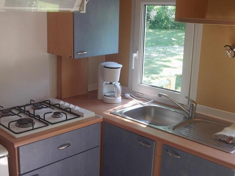 Mobilhome 4 personnes - Mobil-Home WATIPI : 2 Chambres - 2 ads + 2 enfts - Terrasse couverte 2/4 pers 3
