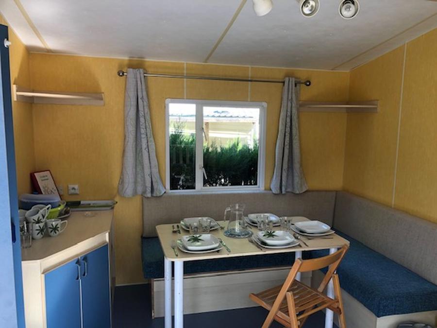 Mobilhome 5 personnes - Mobil-Home BLUE-BIRD : 2 Chambres - 2 ads + 3 enfts - Grand Réfrigérateur - Terrasse 2/5 pers 4