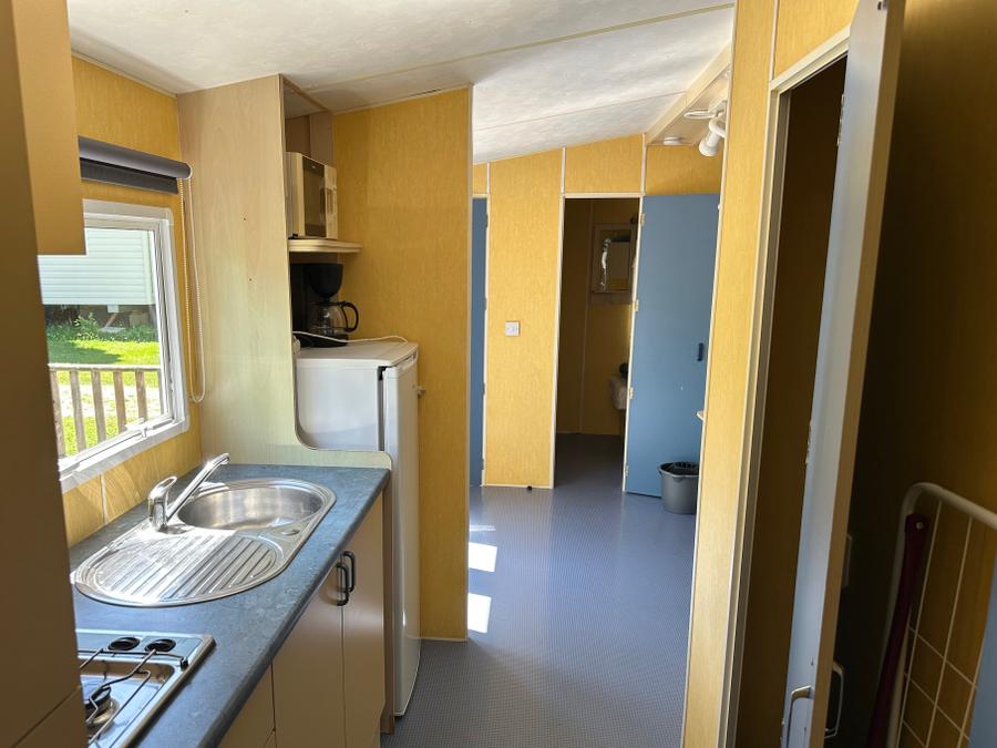 Mobilhome 5 personnes - Mobil-Home BLUE-BIRD : 2 Chambres - 2 ads + 3 enfts - Grand Réfrigérateur - Terrasse 2/5 pers 11