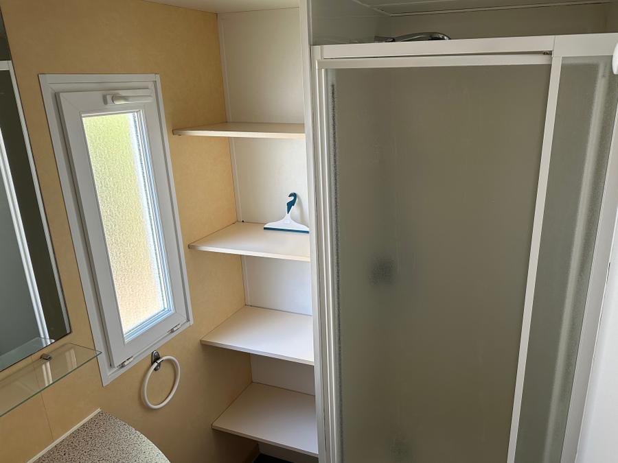 Mobilhome 5 personnes - Mobil-Home LOUISIANE : 2 Chambres - Terrasse Couverte - 4 ads + 1enft - Grand réfrigérateur 4/5 pers 4