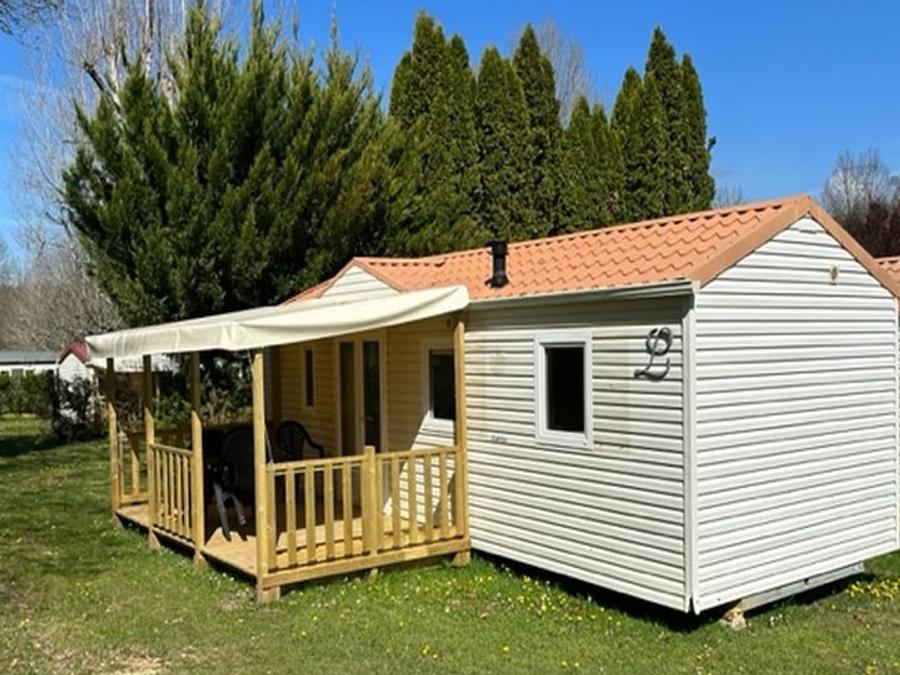 Mobilhome 5 personnes - Mobil-Home LOUISIANE : 2 Chambres - Terrasse Couverte - 4 ads + 1enft - Grand réfrigérateur 4/5 pers 0