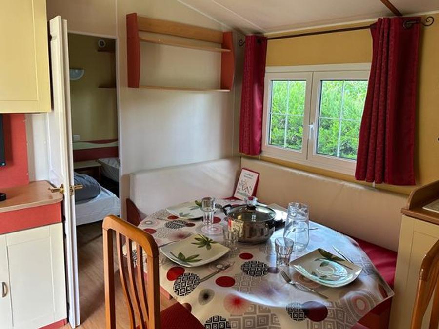 Mobilhome 6 personnes - Mobil-Home TEXAS : 3 Chambres - TV - Grand Réfrigérateur - Terrasse Couverte - 6 pers 4