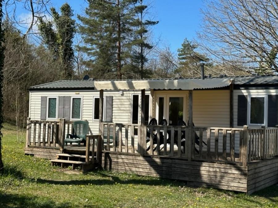 Mobilhome 4 personnes - Mobil-Home COTTAGE : 1 Suite + 1 Chambre - Cheminée - TV - Grand Réfrigérateur - 4 pers 0