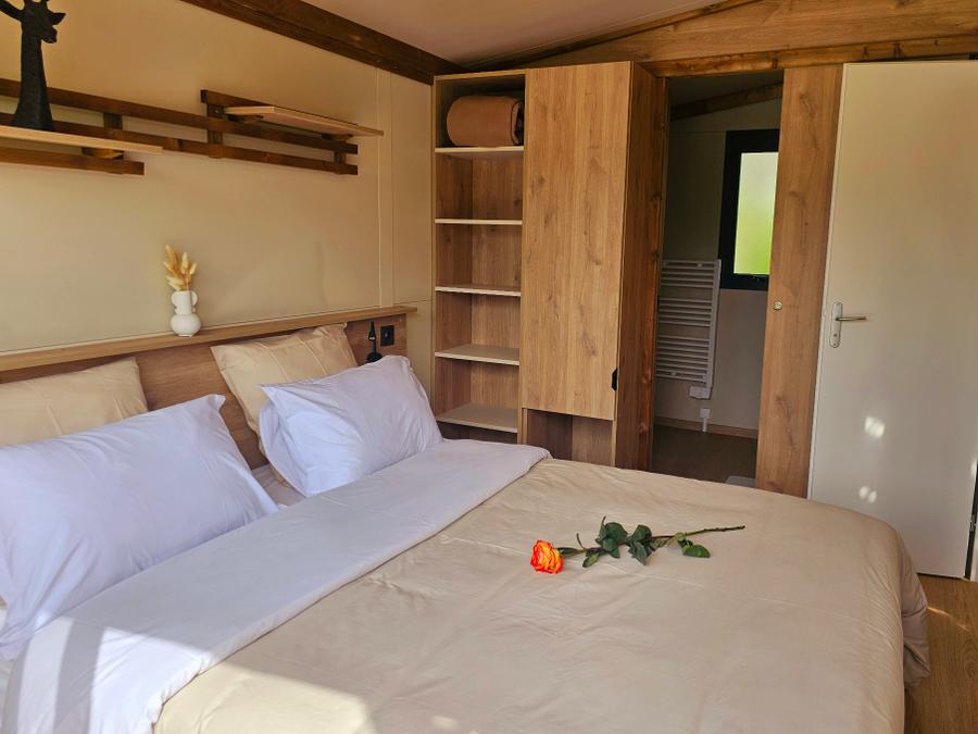 Chalet 4 personnes - Chalet premium 2 chambres 2 salles de bains face a l'etang 1/4 pers 11
