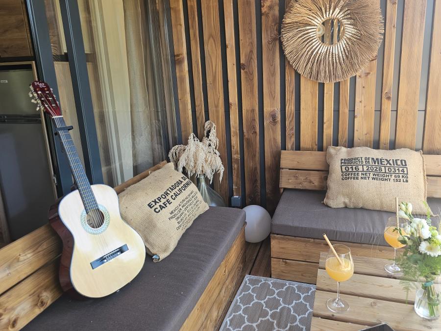Chalet 4 personnes - Chalet premium 2 chambres 2 salles de bains face a l'etang 1/4 pers 22