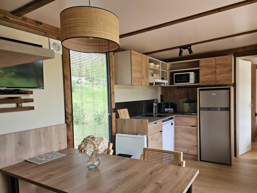 Chalet 4 personnes - Chalet premium 2 chambres 2 salles de bains face a l'etang 1/4 pers 9