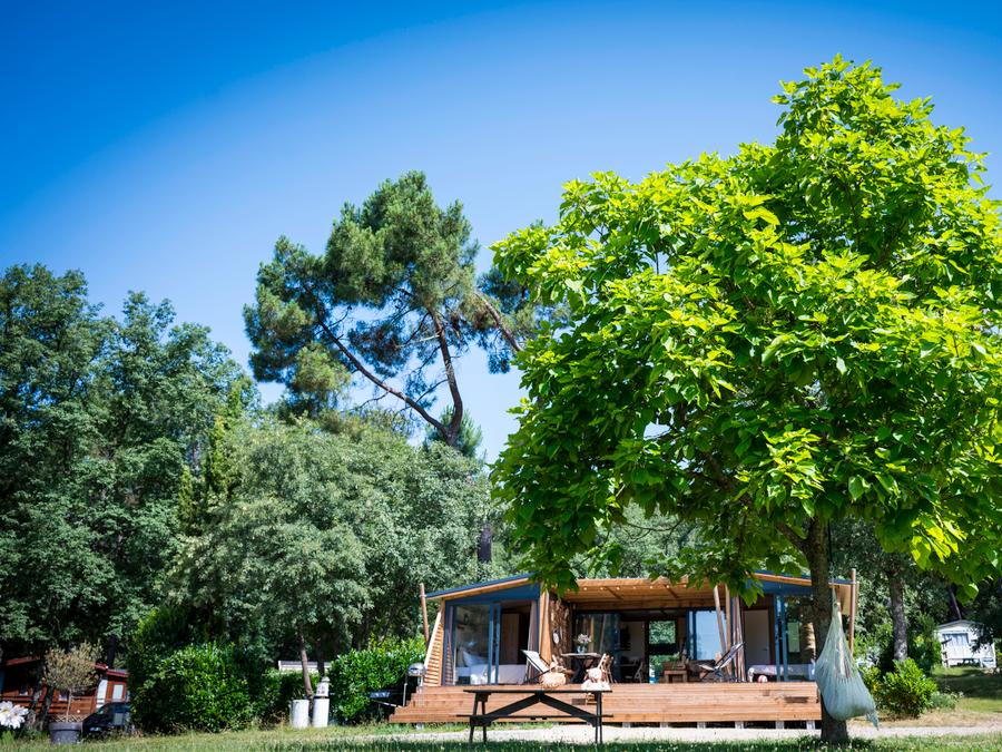 Chalet 4 personnes - Chalet premium 2 chambres 2 salles de bains face a l'etang 1/4 pers 0