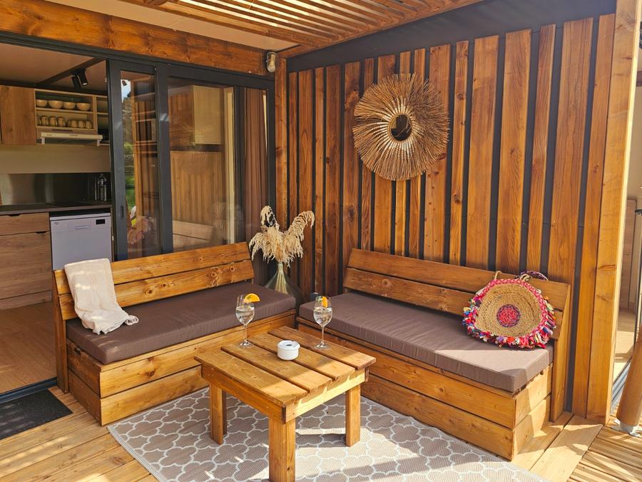 Chalet 4 personnes - Chalet premium 2 chambres 2 salles de bains face a l'etang 1/4 pers 8