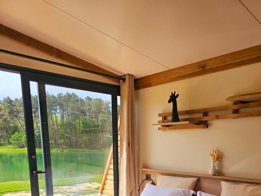 Chalet 4 personnes - Chalet premium 2 chambres 2 salles de bains face a l'etang 1/4 pers 38