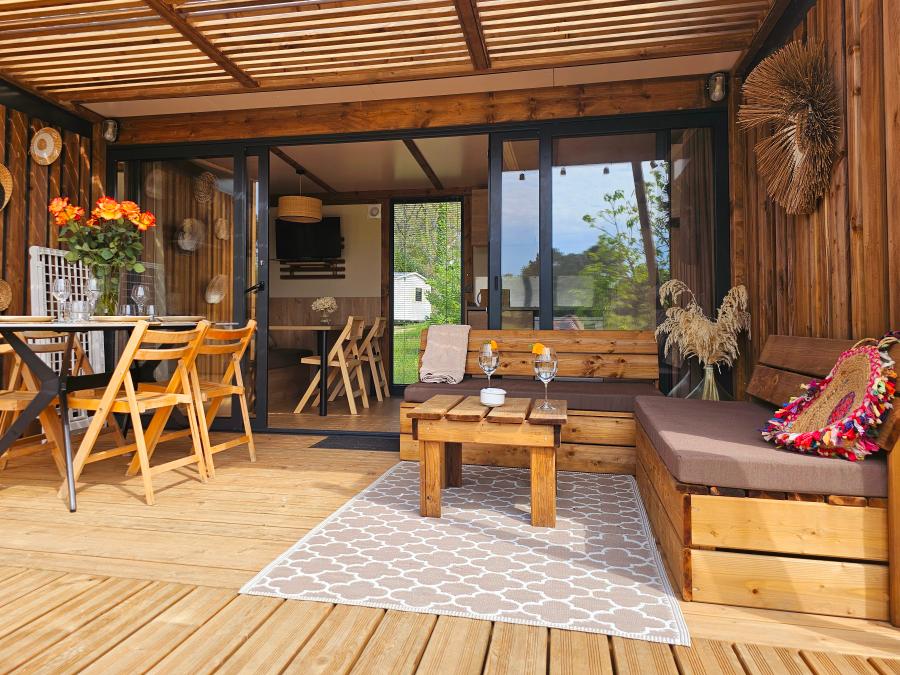 Chalet 4 personnes - Chalet premium 2 chambres 2 salles de bains face a l'etang 1/4 pers 13