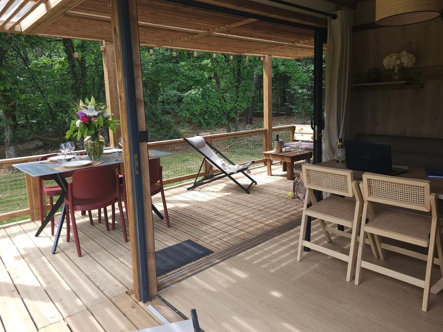 Chalet 5 personnes - Chalet Premium double exposition face à l'étang 1/5 pers 6