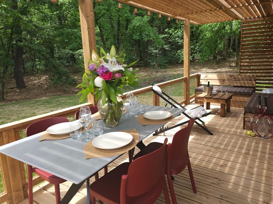 Chalet 5 personnes - Chalet Premium double exposition face à l'étang 1/5 pers 26