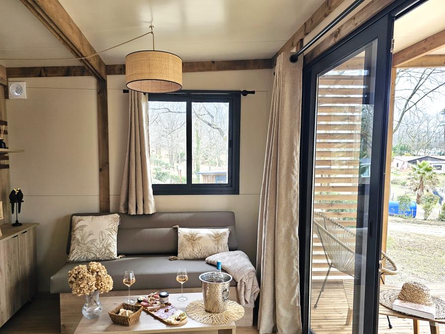 Chalet 2 personnes - Chalet premium Duo surplombant l'étang 1/2 pers 18