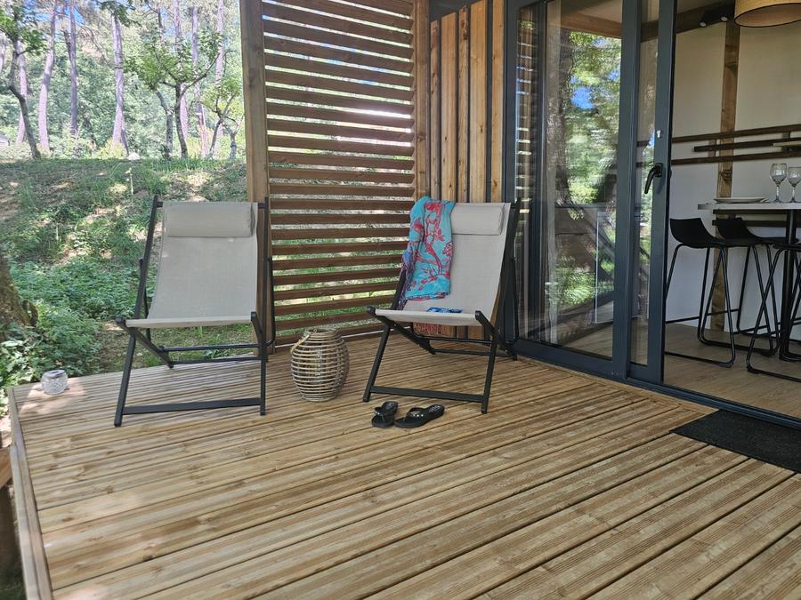 Chalet 2 personnes - Chalet premium Duo surplombant l'étang 1/2 pers 9