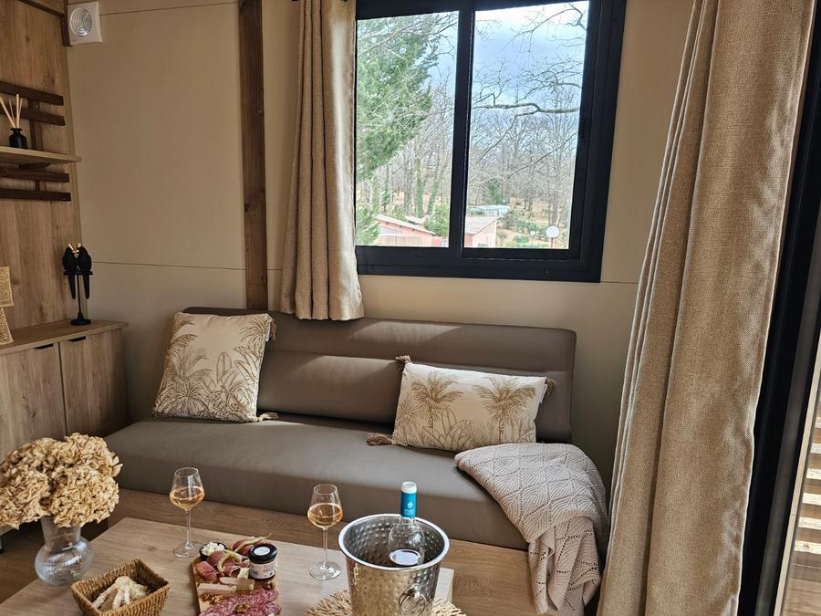 Chalet 2 personnes - Chalet premium Duo surplombant l'étang 1/2 pers 6