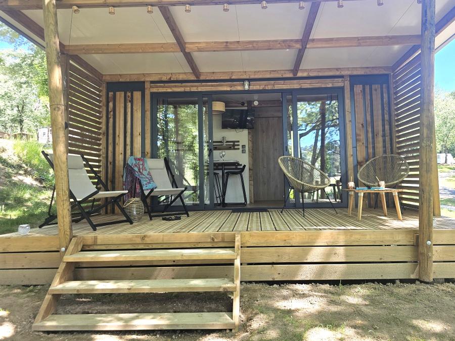 Chalet 2 personnes - Chalet premium Duo surplombant l'étang 1/2 pers 16
