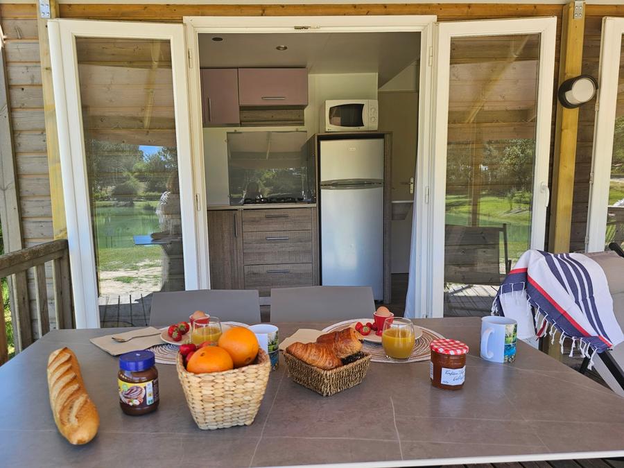 Mobilhome 4 personnes - Mobil home Premium face à l' étang 1/4 pers 6
