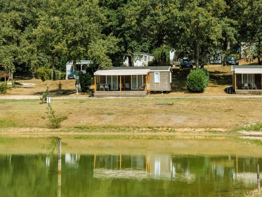 Mobilhome 4 personnes - Mobil home Premium face à l' étang 1/4 pers 0