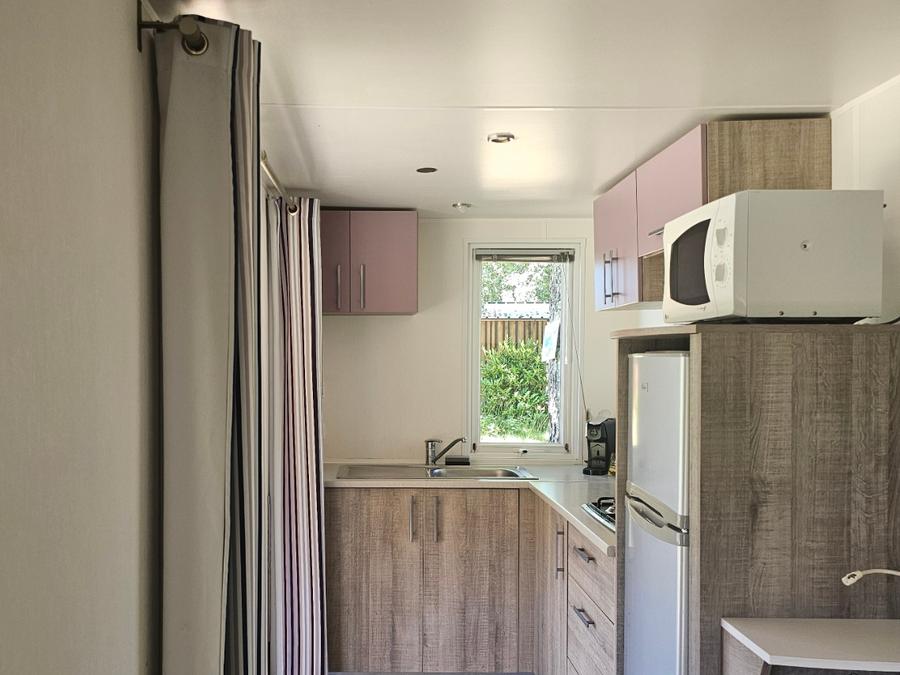 Mobilhome 4 personnes - Mobil home Premium face à l' étang 1/4 pers 8
