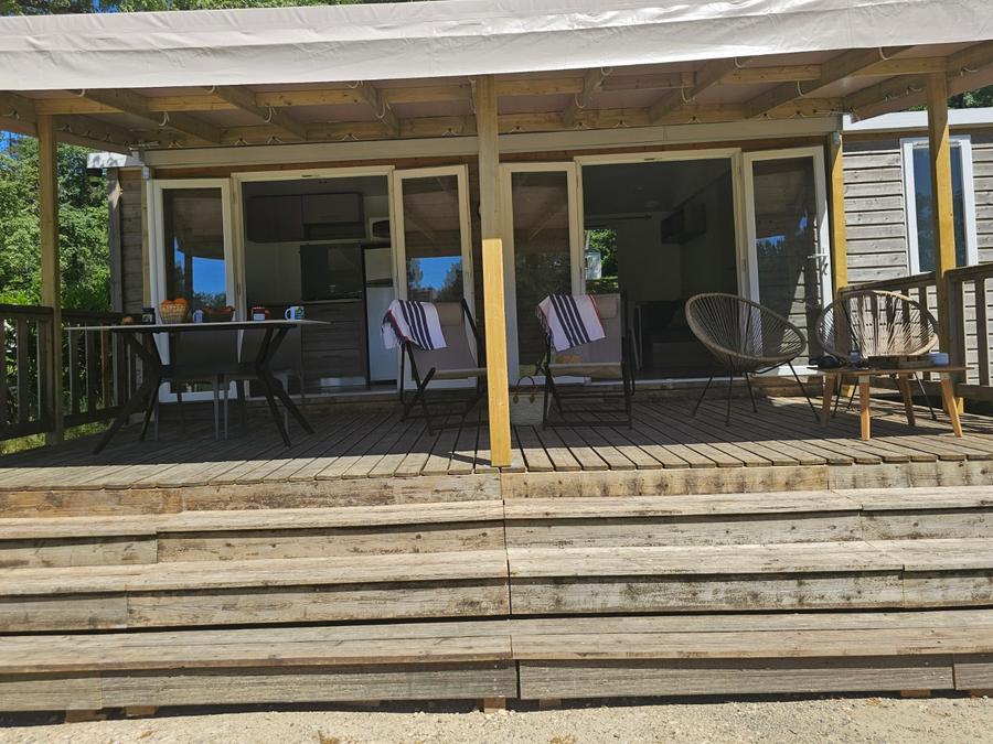 Mobilhome 4 personnes - Mobil home Premium face à l' étang 1/4 pers 16