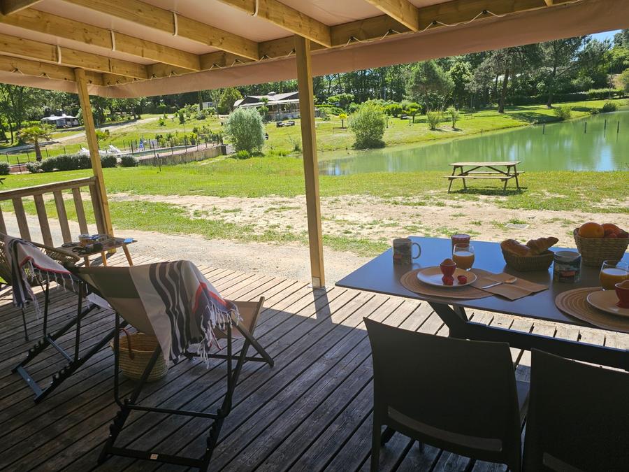 Mobilhome 4 personnes - Mobil home Premium face à l' étang 1/4 pers 2