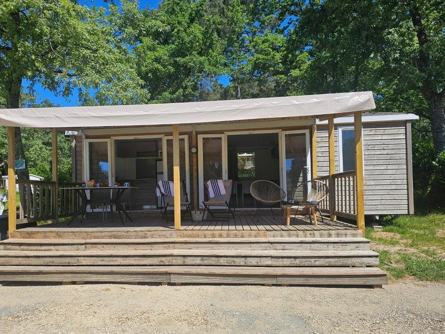 Mobilhome 4 personnes - Mobil home Premium face à l' étang 1/4 pers 19