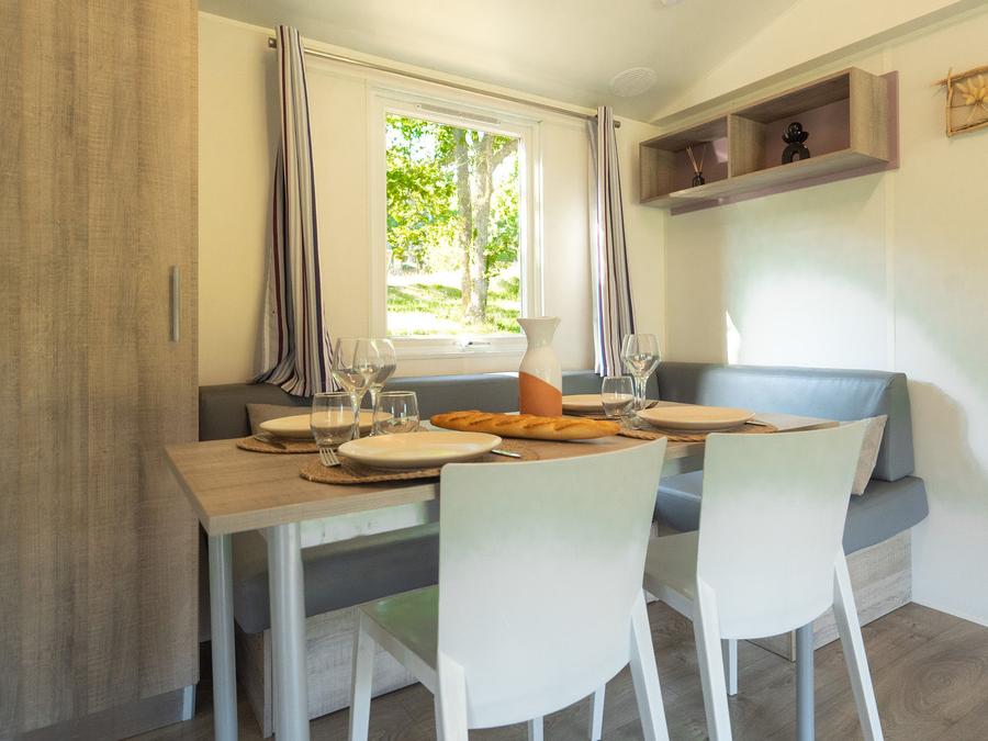 Mobilhome 4 personnes - Mobil home Premium face à l' étang 1/4 pers 33