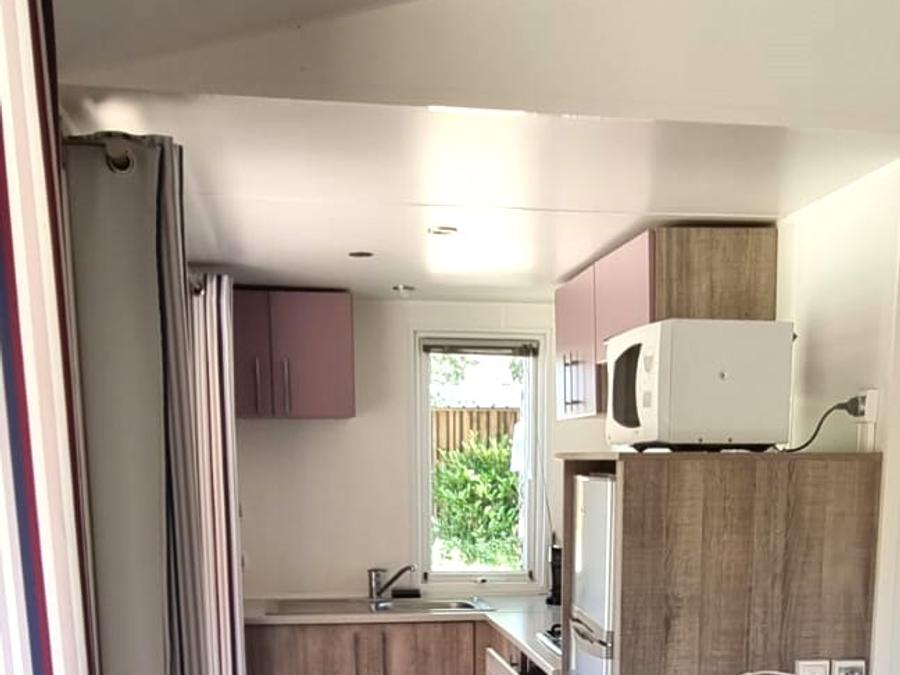 Mobilhome 4 personnes - Mobil home Premium face à l' étang 1/4 pers 27