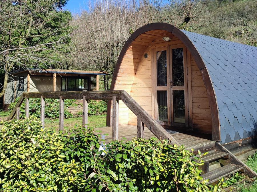 Tente en toile et en bois 3 personnes - Cabane en bois MégaPod 5