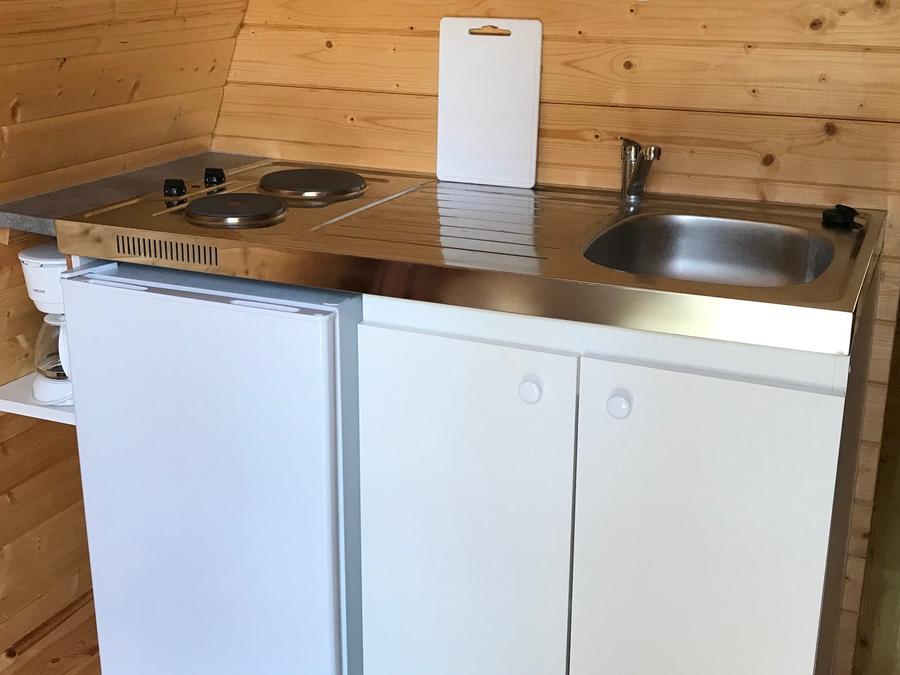 Tente en toile et en bois 3 personnes - Cabane en bois MégaPod 3