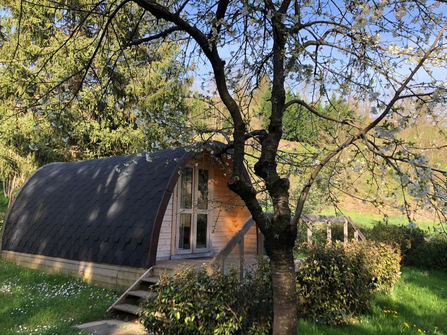 Tente en toile et en bois 3 personnes - Cabane en bois MégaPod 0