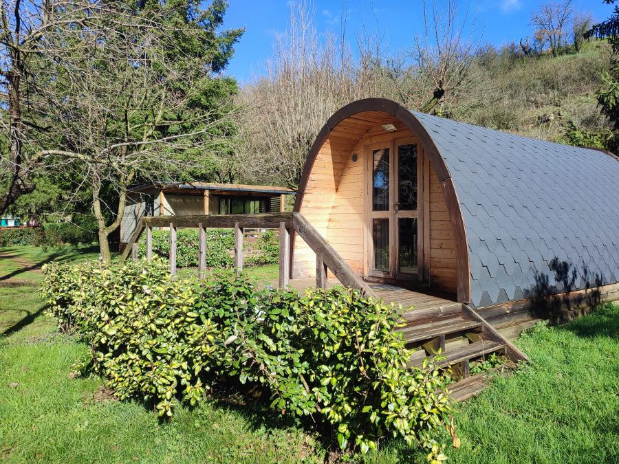 Tente en toile et en bois 3 personnes - Cabane en bois MégaPod 6