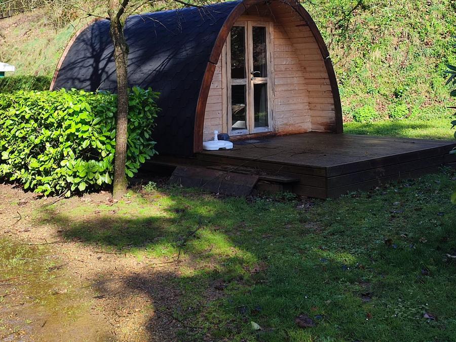 Tente en toile et en bois 3 personnes - Cabane en bois POD 6