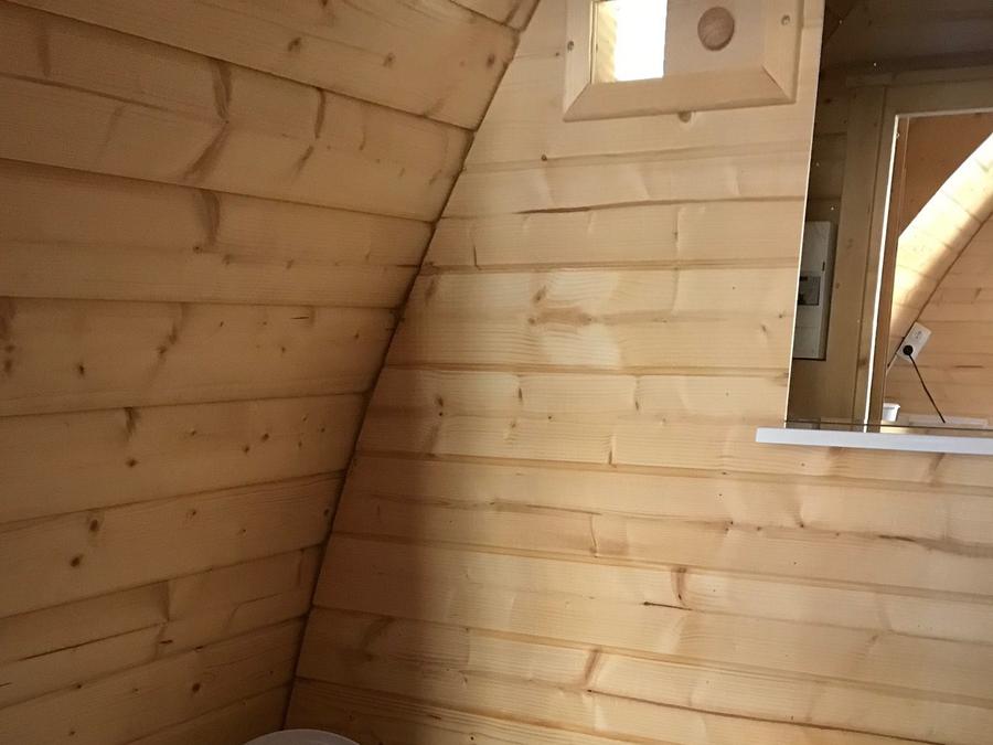 Tente en toile et en bois 3 personnes - Cabane en bois POD 4