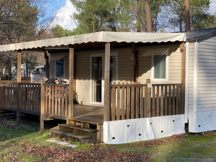 Mobilhome 4 personnes - Aqua 2 chambres 4 personnes Terrasse Semi-Couverte TV 4