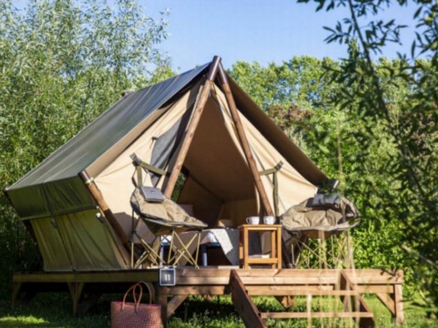 Tente en toile et en bois 2 personnes - TENTE MOOREA 2 PERSONNES 0