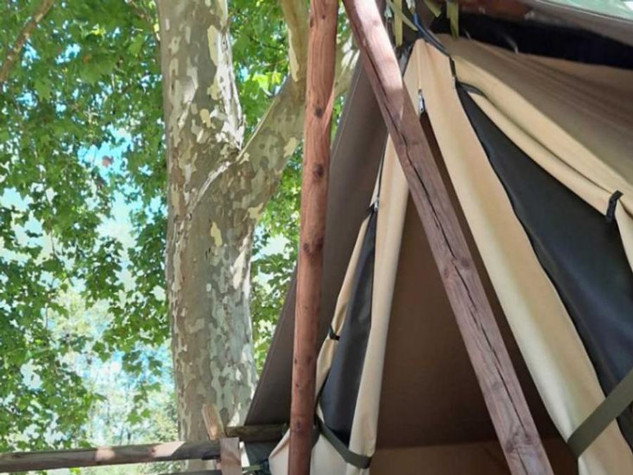 Tente en toile et en bois 2 personnes - MOOREA 2 PERSONNES AVEC SANITAIRE 1