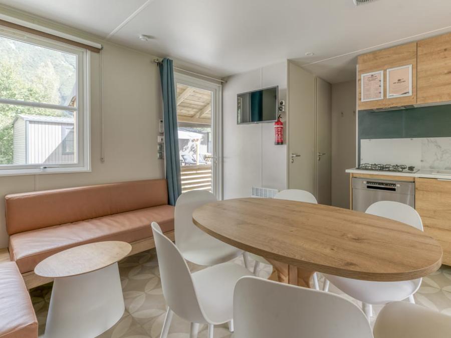 Mobilhome 6 personnes - Laffrey Côté Jardin 3