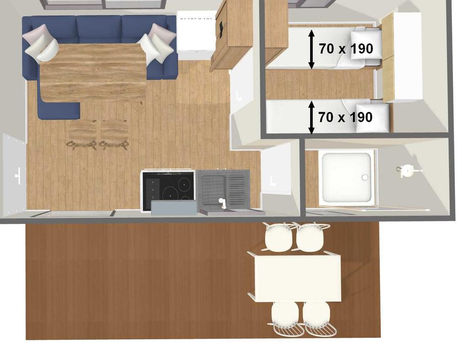 Mobilhome 6 personnes - TITANIA Confort 5