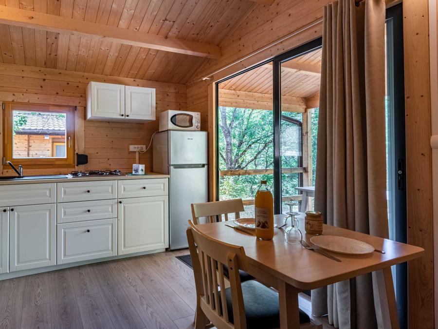 Chalet 4 personnes - PRIVILEGE GREEN Cottage tout en bois - 2 chambres 2