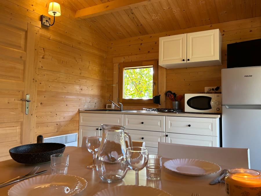 Chalet 4 personnes - PRIVILEGE GREEN Cottage tout en bois - 2 chambres 7