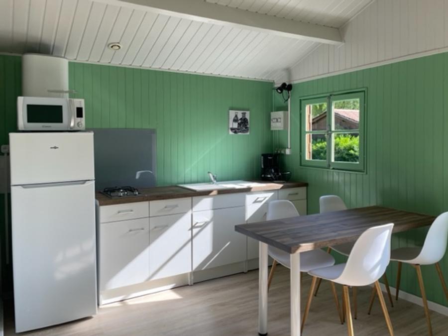 Hébergement 4 personnes - Chalet sur pilotis Confort 2 chambres 30m² - TV - NEW AVEC CLIMATISATION 3