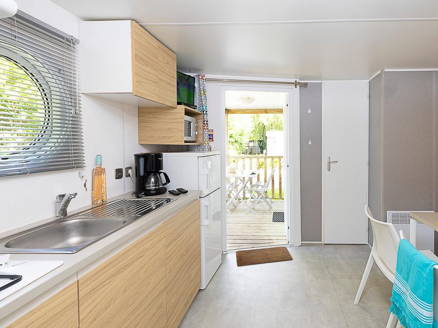 Mobilhome 4 personnes - Privilège PREMIUM- 2 chambres + climatisation - 27m² 7