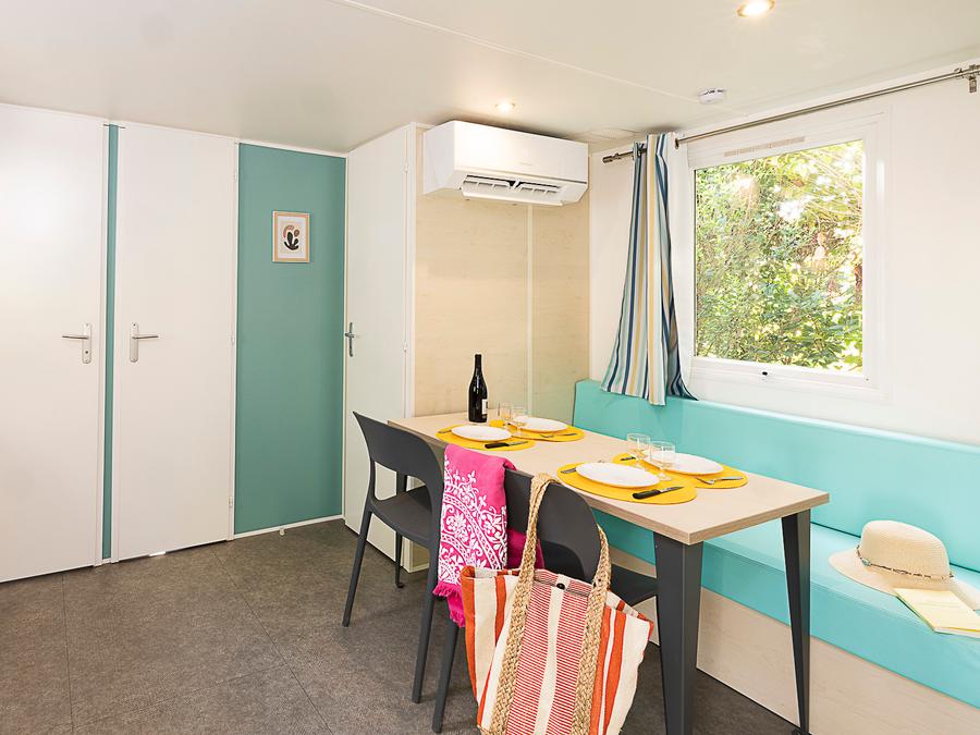 Mobilhome 8 personnes - Mobil-home Tribu Confort 48m² (4 chambres) - 2 salles de bain + TV + Clim + Terrasse 2