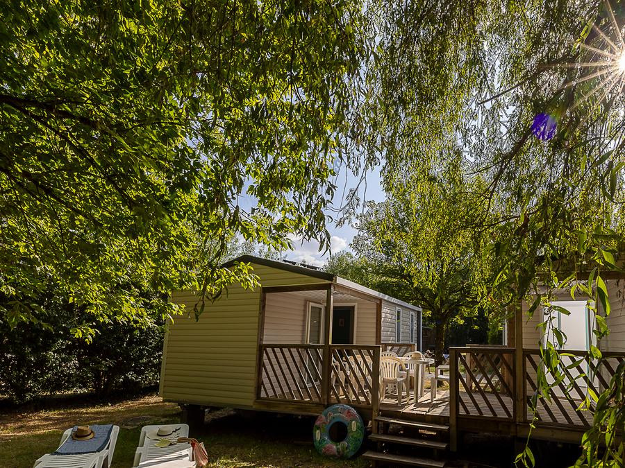 Mobilhome 8 personnes - Mobil-home Tribu Confort 48m² (4 chambres) - 2 salles de bain + TV + Clim + Terrasse 6