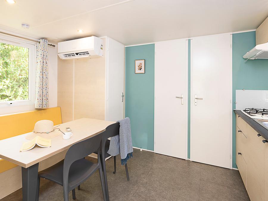 Mobilhome 8 personnes - Mobil-home Tribu Confort 48m² (4 chambres) - 2 salles de bain + TV + Clim + Terrasse 0