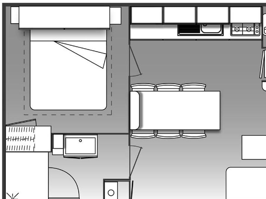 Mobilhome 6 personnes - FOREZ- Mobil Home 5* 6 pers 3