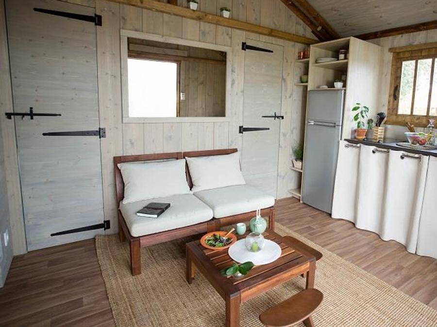 Tente en toile et en bois 5 personnes - Lodge - Insolite 5* 5 pers 1