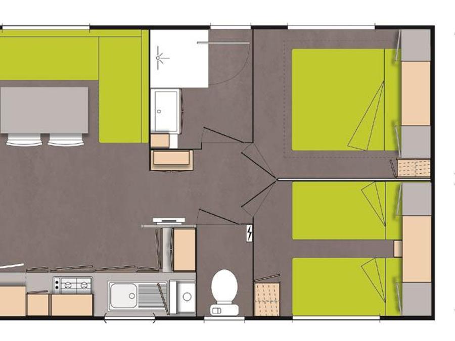 Mobilhome 4 personnes - Lavalette - Mobil Home 4* 4 pers 5